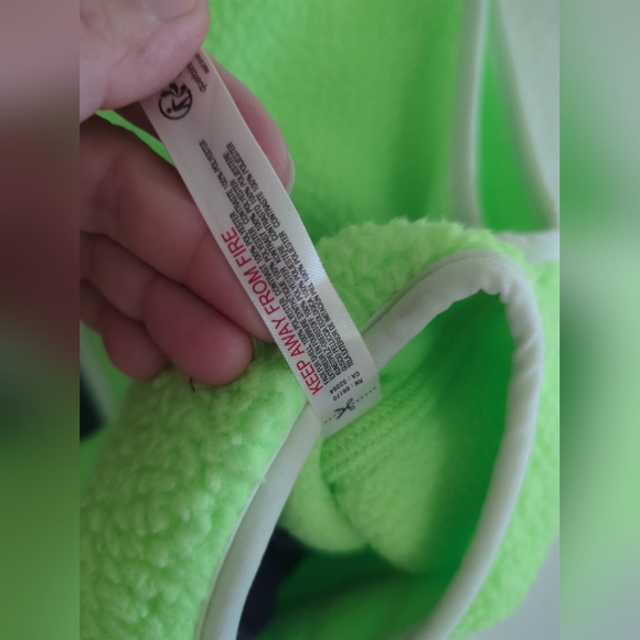 Free People FP Movement Hit The Slopes Vest Cropped Lime Glow xs, small medium - Picture 7 of 11